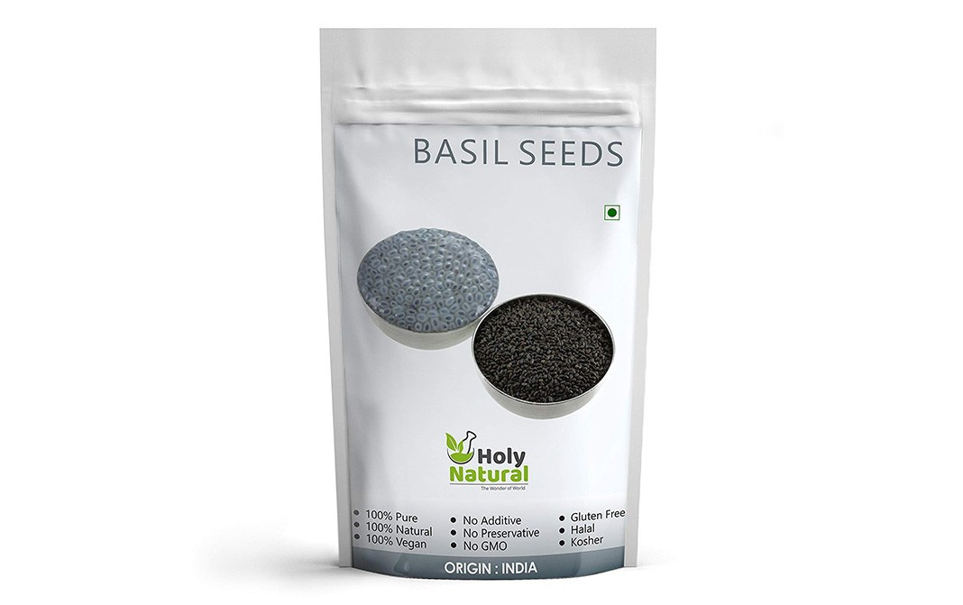 Holy Natural Basil Seeds Pack 400 Grams Reviews Nutrition